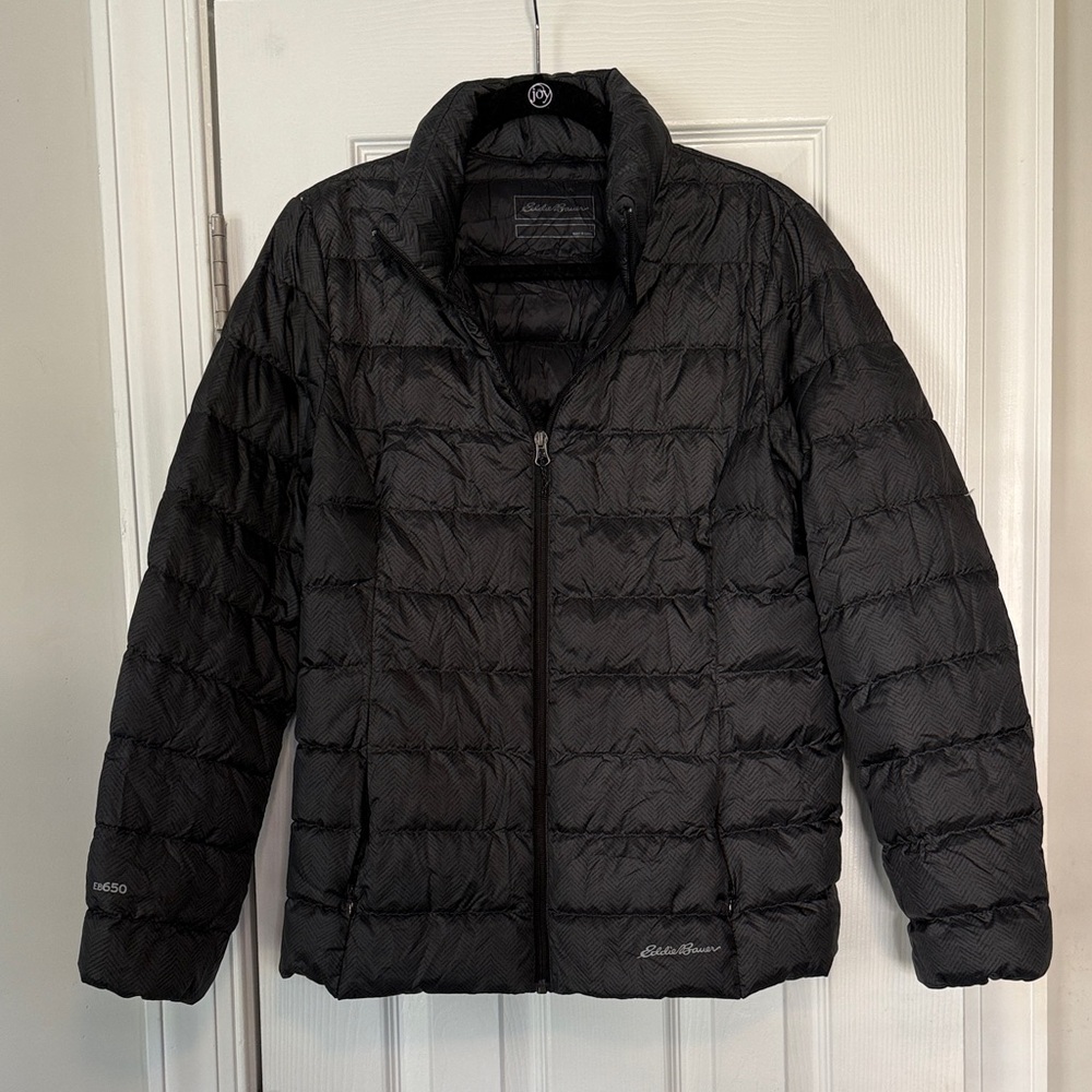 Eddie Bauer Women’s Black Puffer Jacket Size L